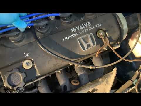NGK spark plugs wires install to 88-91 Honda crx / civic DIY