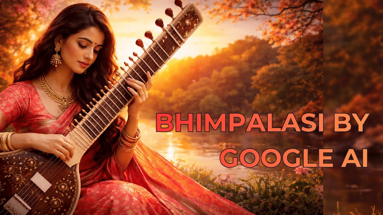 AI-Generated Indian Classical Music | Raag Bhimpalasi (Sitar)