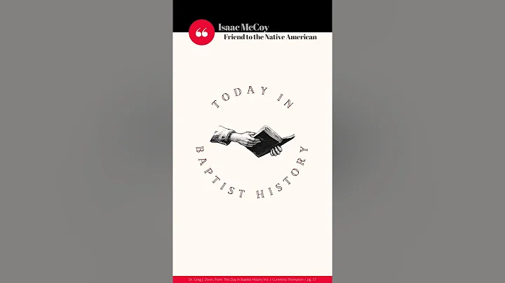 Baptist History - Isaac McCoy #vertical
