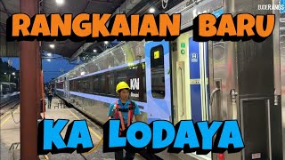 Jakarta - Jogja Naik Kereta Tambahan Rangkaian New Generation Milik KA Lodaya