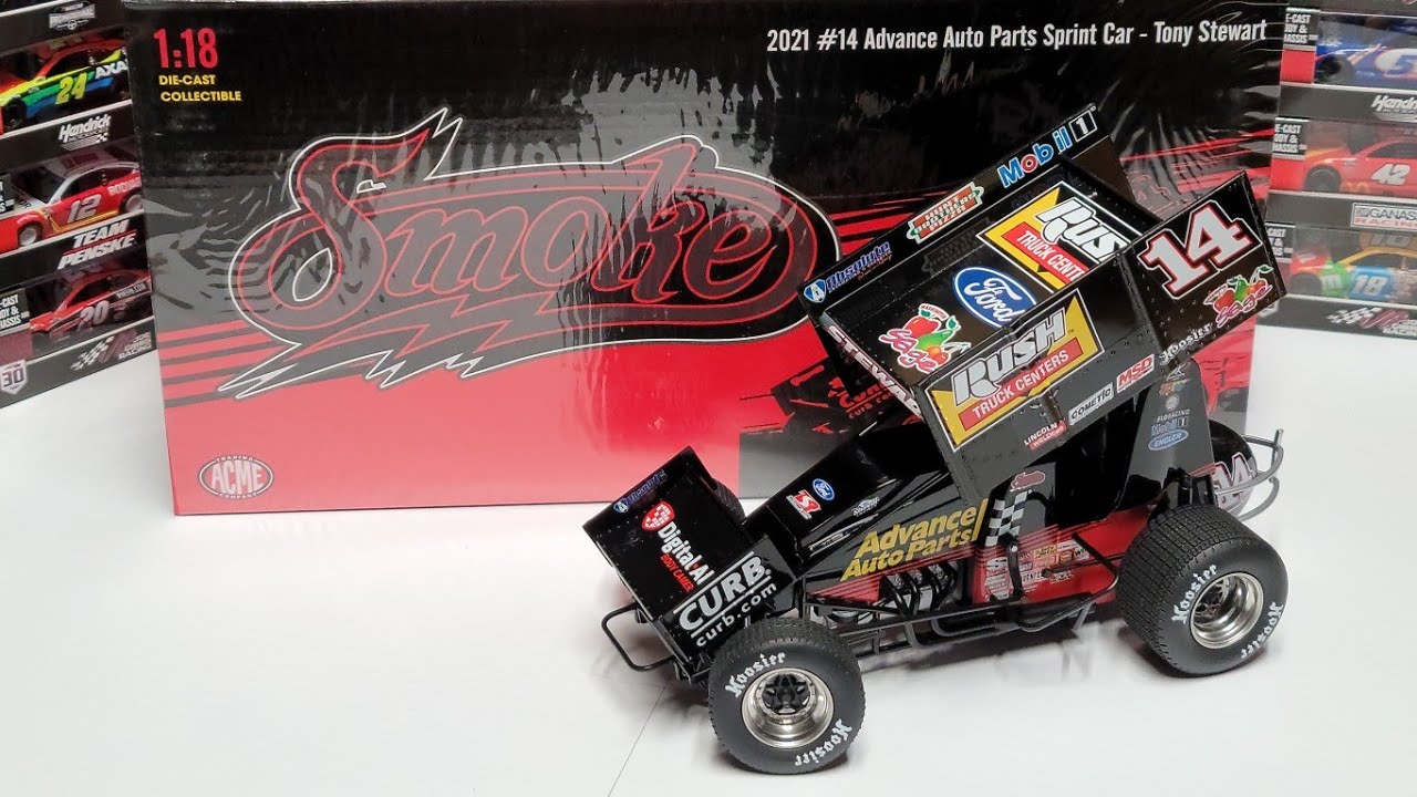 Tony Stewart 2021 1/18 Sprint Car Diecast Review