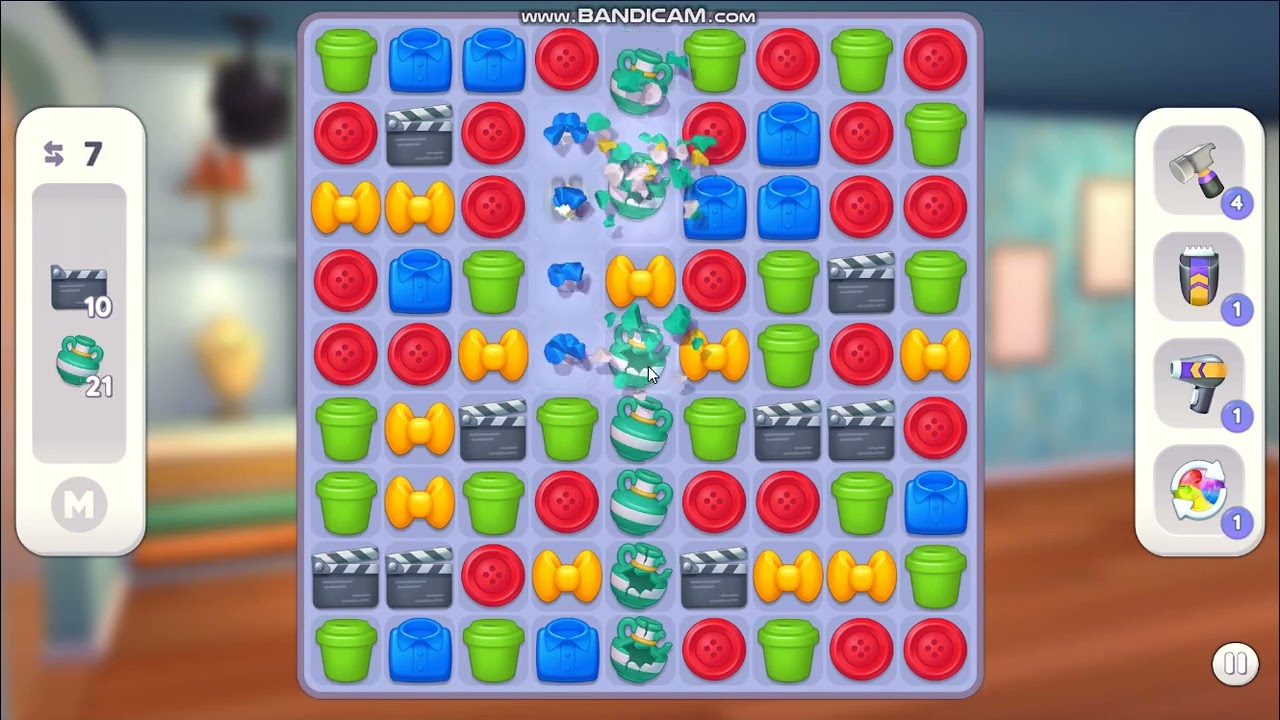 Makeover Match - Swap & Style level 187 no power-ups
