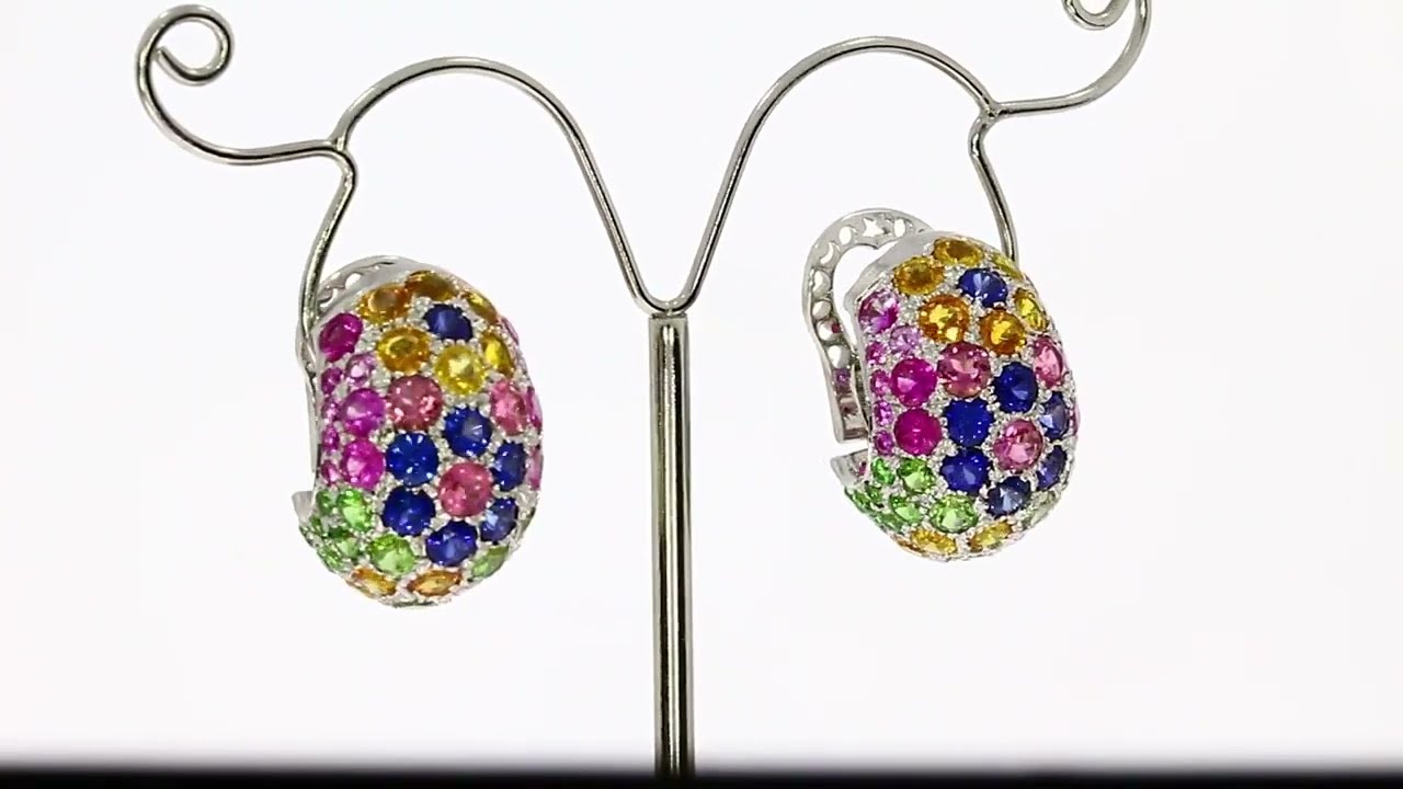 Diamond Earrings "Celeb Of Colors" by YB Soul Jewelry 💎 EH01067-1