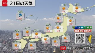 7月21日の天気