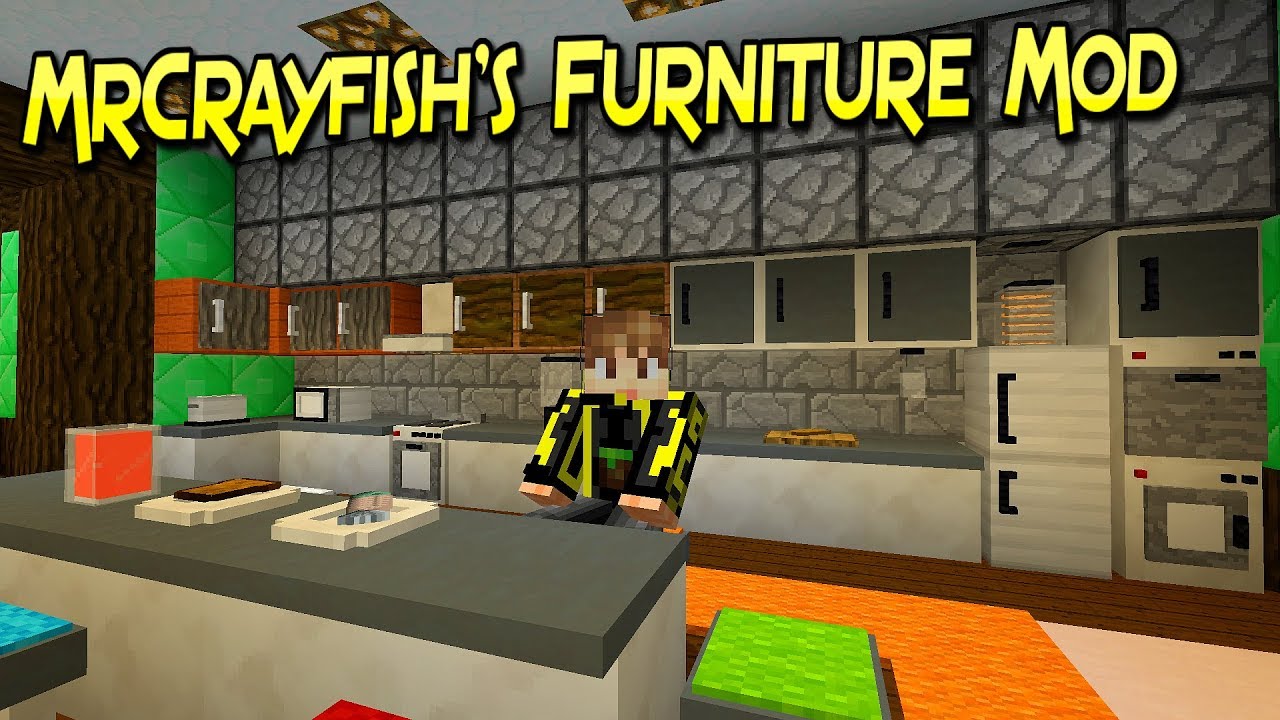 MrCrayfish's Furniture Mod | Decoracion Con Utilidad | Minecraft 1.12.2 –  1.7.10 | Review Español - YouTube