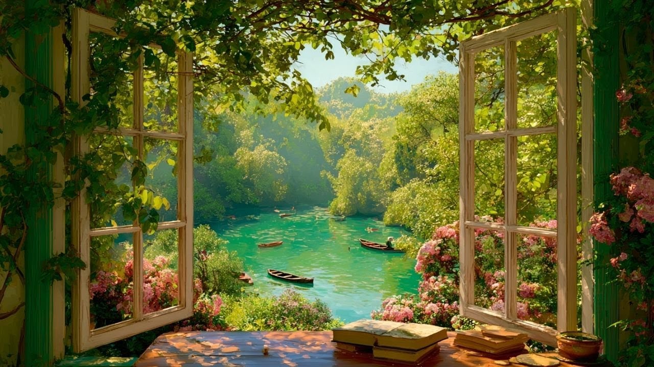 Tranquil River and Birdsong 🌿 Spring Countryside Ambience for Healing and Focused Mornings