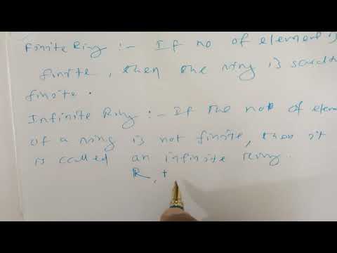 Ring theory :-