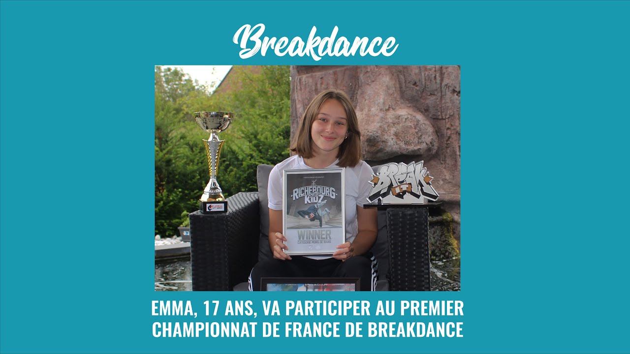 Emma, 17 ans, va participer au premier championnat de France de breakdance