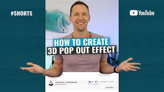 How To Create 3D Pop Out Effect #Shorts