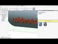 How to wrap text on curved surface solidworks.#solidworks