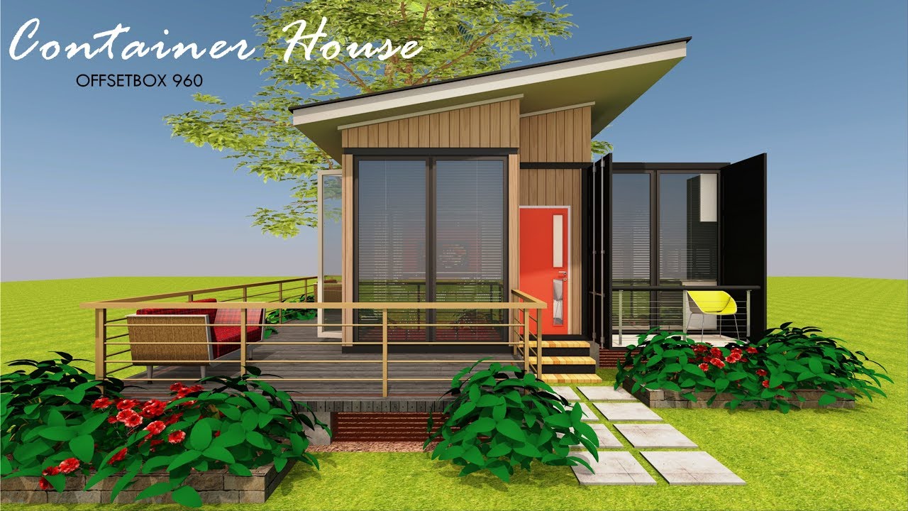 Shipping Container 3 Bedroom Bungalow House Design Floor Plans Youtube