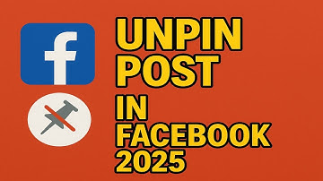How To Unpin Post In Facebook (2025)