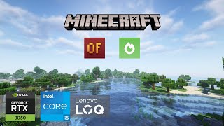 Minecraft Sodium vs Optifine - Lenovo LOQ [RTX 3050 6GB]