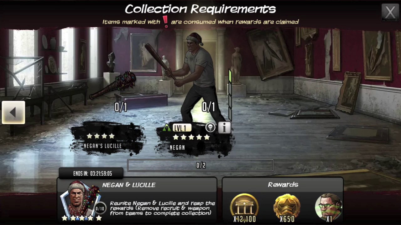 tWD RTS - Museum - Premier Collection - The Negan & Lucille Collection