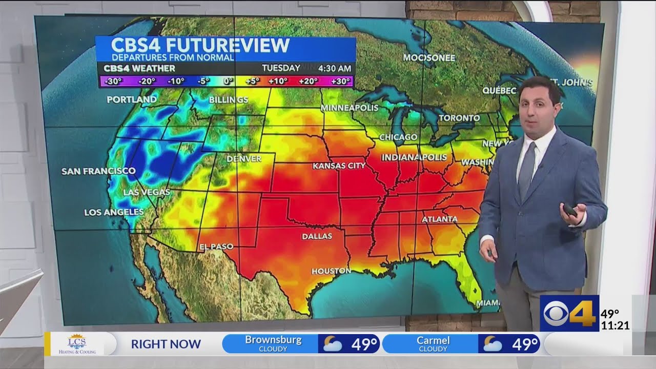 Mild weekend continues, even warmer times next week - YouTube