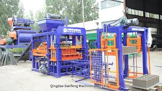 QT4-15 Automatic concrete block making machine