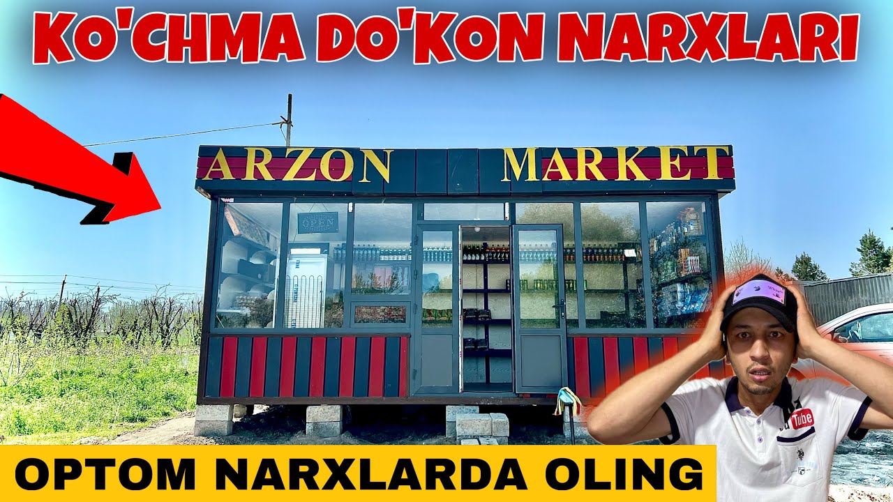 КУЧМА ДУКОН НАРХЛАРИ 2025.KO’CHMA DO’KON NARXLARI 2025