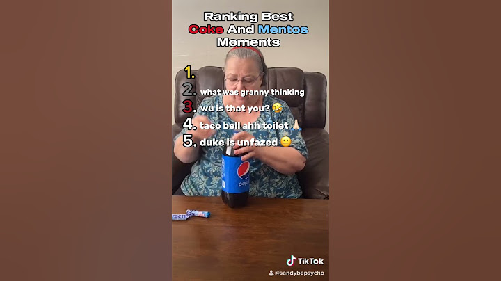 Ranking Best Coke And Mentos Moments