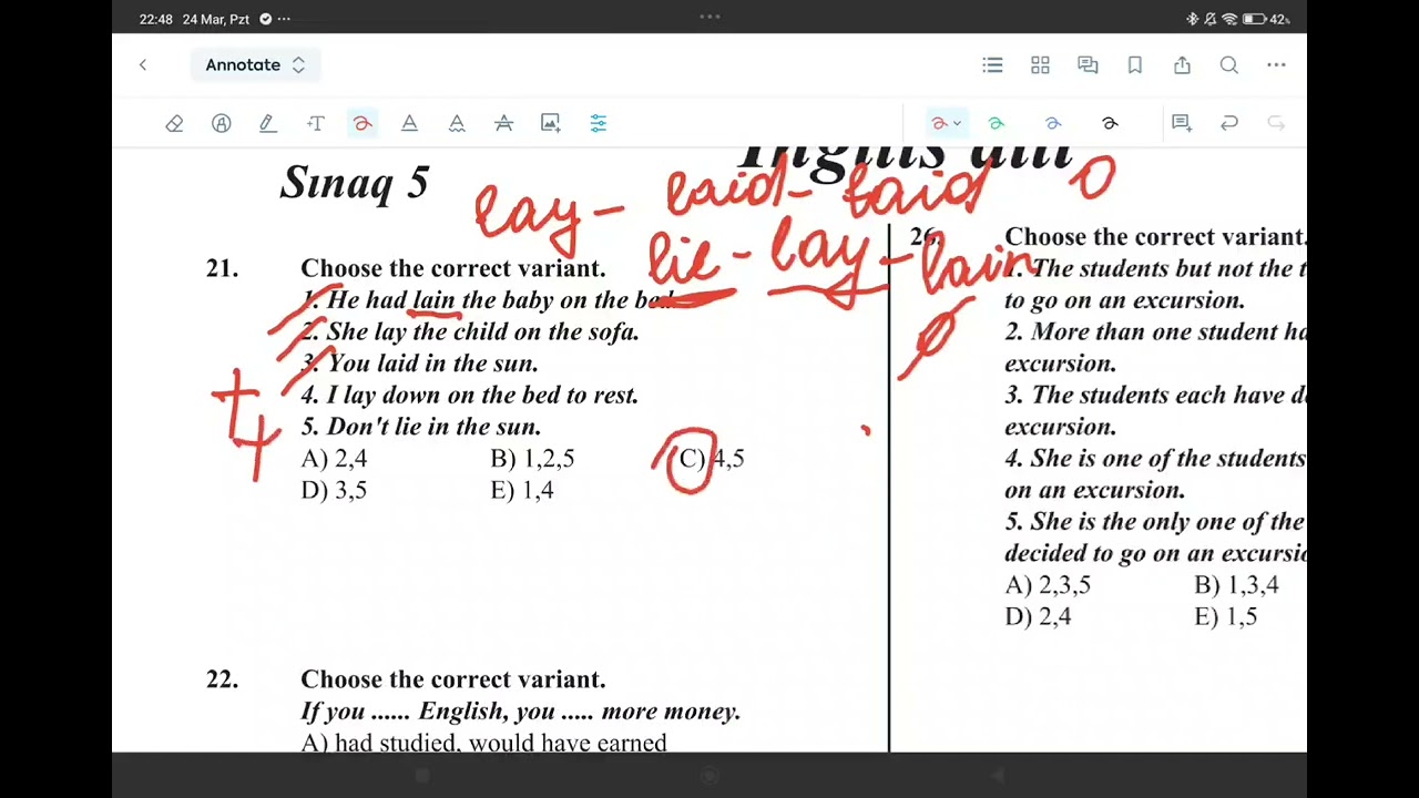 Zəfər sınaq toplusundan 5-ci sınağın izahı