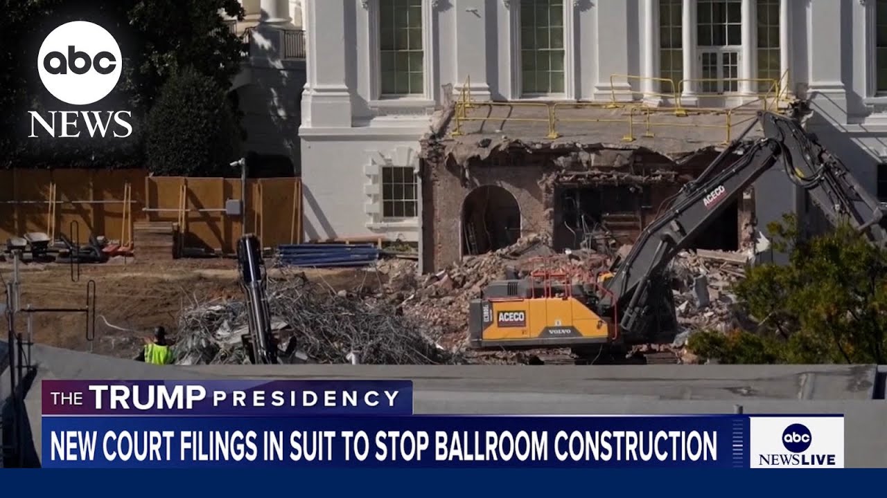 Court filing offers more details about Trump's White House ballroom