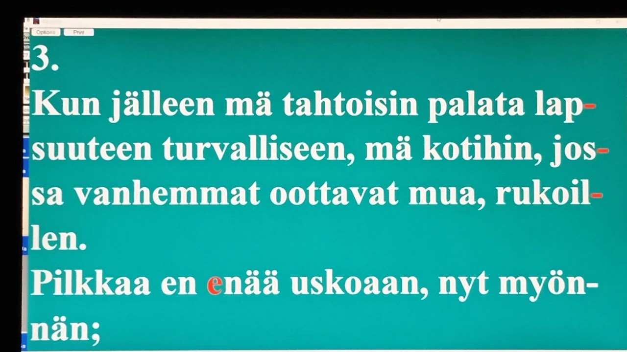 Lapsen silmin (Kun kirkkahin lapsen silmin)(karaoke)