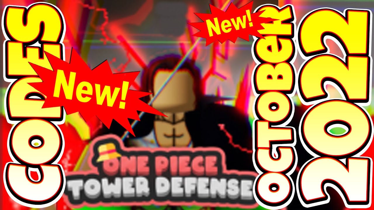 NEW CODES [SHANKS] One Piece Tower Defense, Roblox GAME, ALL SECRET ...