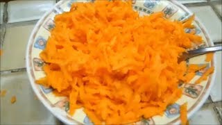 Carrot Salad with Lemon Dressing (50 cal per serving)