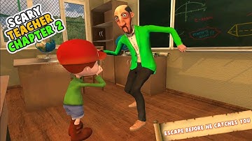 Spooky Teacher Scary Game chapter 2 Gameplay Walkthrough || Level 1 to 8 ||