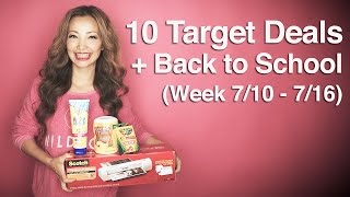 Target Back to School Coupon DEALS FREEBIES Week -