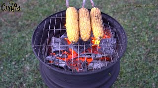 DIY Car Rim BBQ Grill