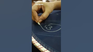 Aari tracing#aari #embroidery #aariworkforbeginners #howtolearnaariwork #design#youtube #shortsviral