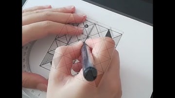 Geometric Design: Creating Abstract compositions with Grids and Triangles.