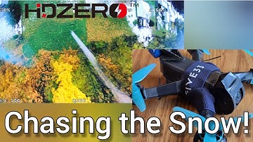 HDZero | Chasing the Snow! 4K - Tiny Trainer