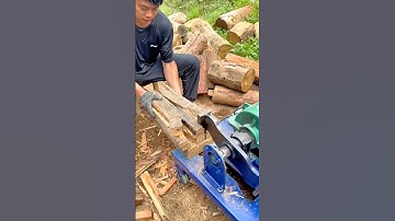 Powerful Log Splitting Machine Making Firewood Cutting Faster and More Efficient