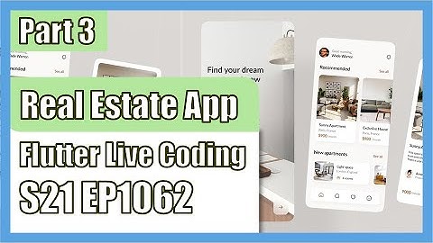 [Flutter] Flutter Live Coding EP1062 (Real Estate App Part 3) | go_router