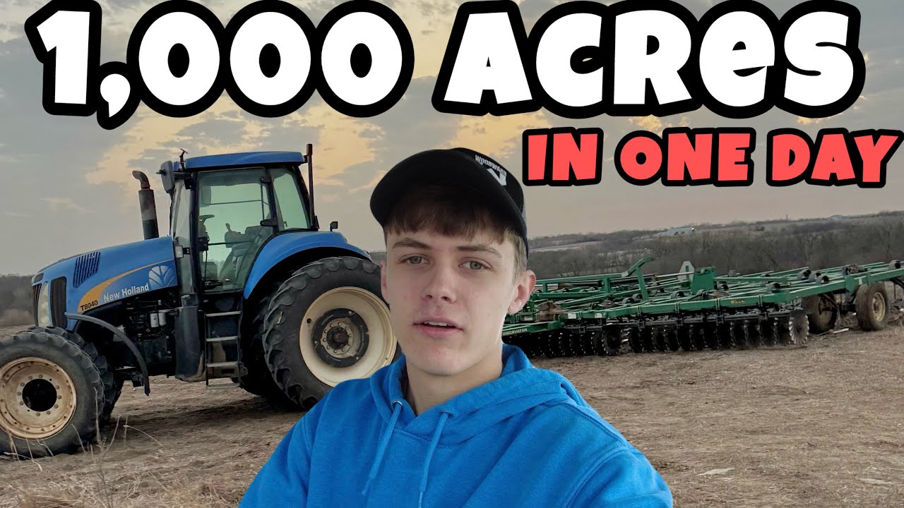 Working 1,000 Acres in One Day!!!
