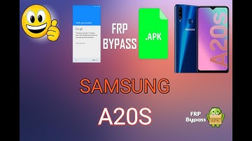 SAMSUNG Galaxy A20s (SM-A207F) Android 10 FRP Unlock/Google Account Bypass - NO SIM PIN/NO BLUETOOTH