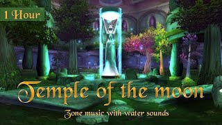 Temple of the Moon Music & Water Sounds (1 hour, World of Warcraft) for Relaxing, Sleep, Meditation