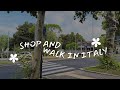 A Slow Walk in Italy 🇮🇹 + Superstore Visit [No Talk] Italy Walk Vlog / Supermarket Stop 🇮🇹🍝🍕