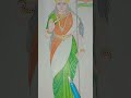 Bharat mata drawing independence day special #shortvideo