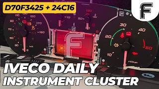 Iveco Daily 24C16 Dash Instrument Cluster Programming | Read / Write Eeprom by OBD2 or Dash Plug