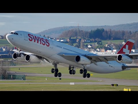 Ultimate Zurich Airport Plane Spotting - Oman C130, A380, A350, A340, A330, 777, 767