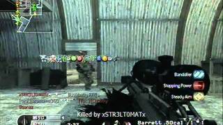 CoD4 l Barrett .50cal l Countdown l 19-1 l Amazing KillFeed?!