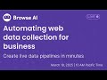 March 18 Webinar: Automating web data collection for business