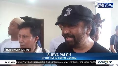 Surya Paloh Gelorakan Semangat Kader NasDem Menangkan Jokowi-Ma