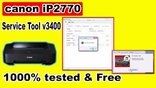 CARA RESET CANON IP2770