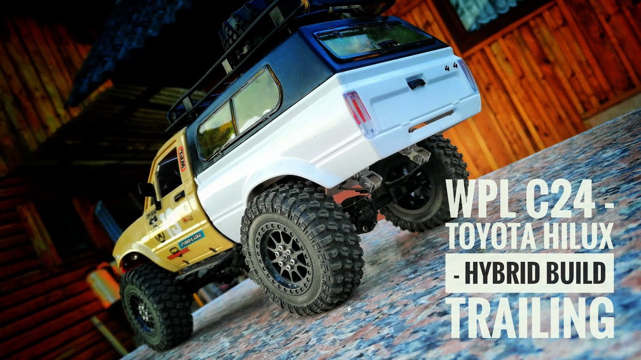 WPL C24 - Toyota Hilux - hybrid build trail run
