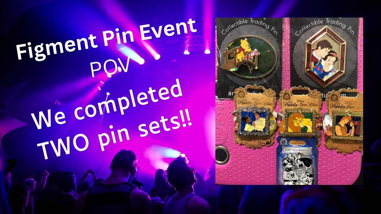We completed two sets at the Figment Pin Trading Event!! Come check it out!!