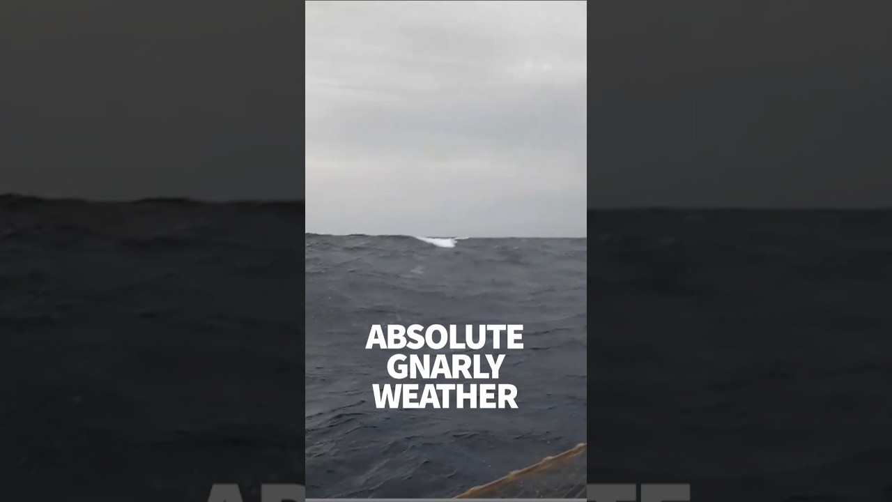 ⁣Sailing in absolute gnarly weather #windedvoyage #sailinglifestyle #africatravel #sailing