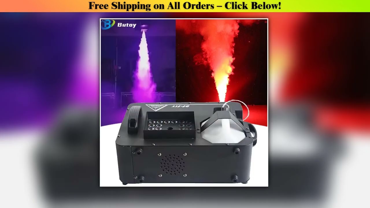 3000W LED Stage Vertical Haze Machine DMX Control Fogler Smoke Machine 1500W Fog Machine for Disco